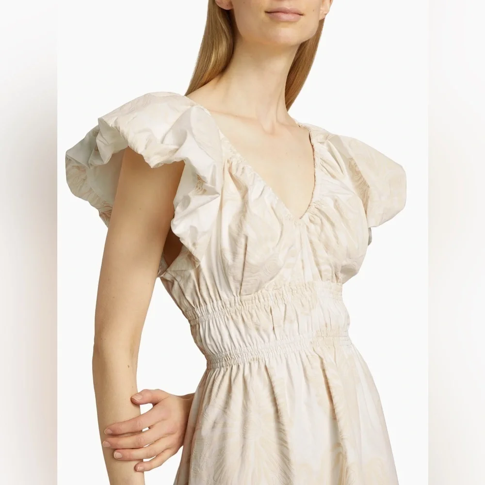Marie Oliver Emilia Ruched Floral‎ Minidress, Size S